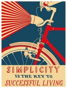 Simplicity is the Key to Successful Living; Artwork by Nick Dewar