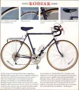 Raleigh Touring Catalog, 1984