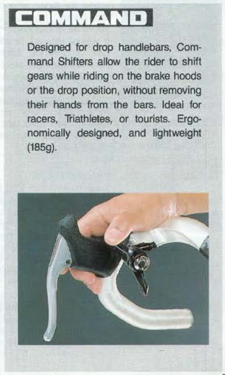 1993 SunTour Catalog - Command Shifters